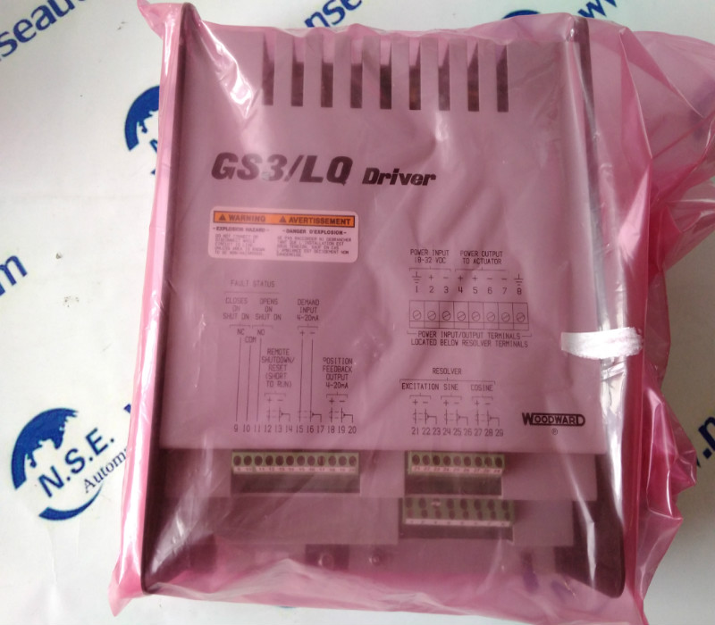 WOODWARD 9907-135 GS3/LQ Driver Rev:D