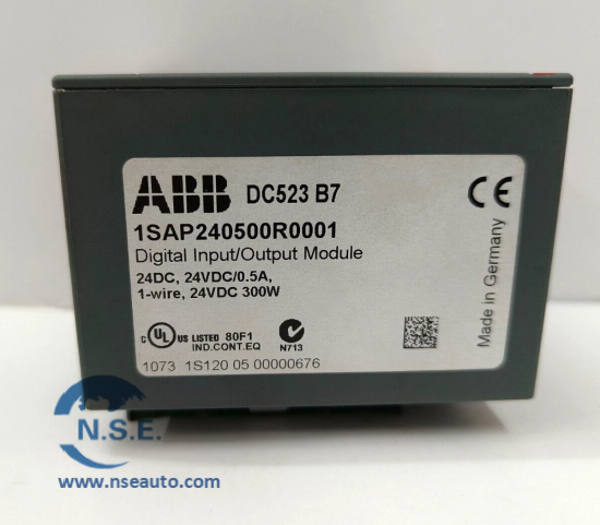 1SAP240500R0001 ABB S500 Digital Configuration l/OModule 24VDC Model DC523
