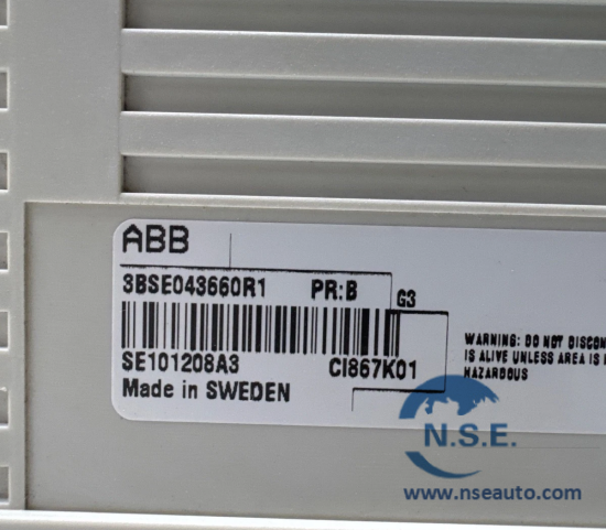 3BSE043660R1 ABB CI867K01 Modbus TCP Interface