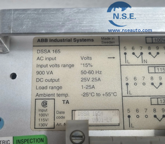 DSSA165 48990001 LY ABB Power Supply 6A