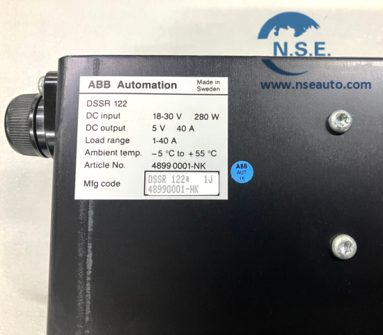 DSSR122 48990001 NK ABB Power Supply