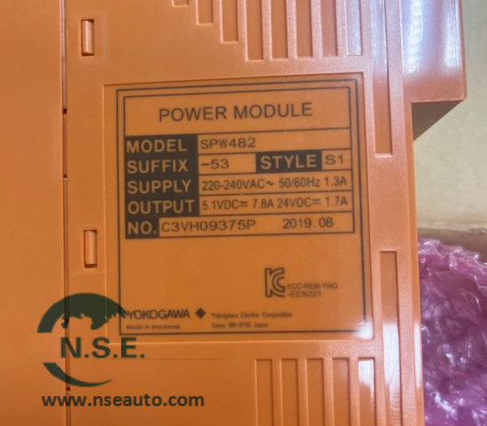 SPW482-53 SPW482 Power Supply Module Yokogawa
