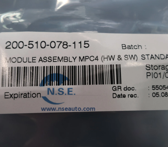 MPC4 Vibration 200-510-078-115 Machinery Protection Card