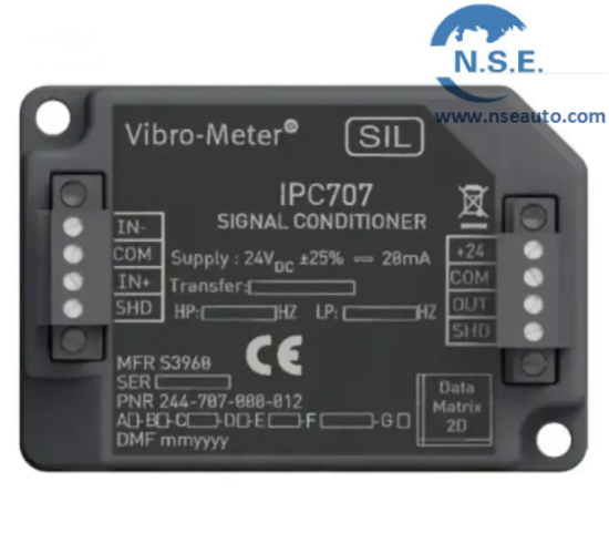 IPC707 244-707-000-012 Signal Conditioner With Optional Diagnostics Continuously Monitors The Status