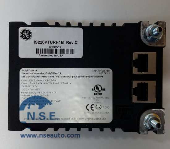 GE IS220PTURH1B Turbine Specific Primary Trip Module