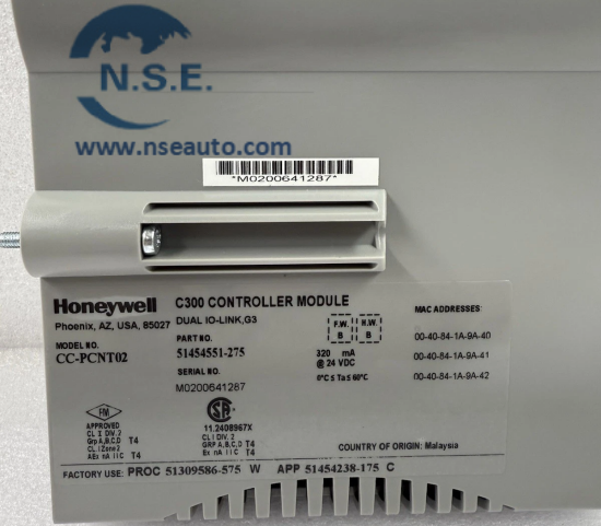 Honeywell CC-PCNT02 51454551-275C300 Controller Module
