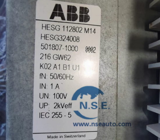 ABB 216GW62 HESG324008 Input Transformer Unit