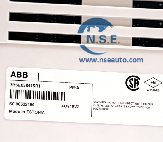 ABB AO810V2 3BSE038415R1 Analog Output Module