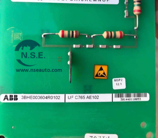 ABB 3BHE003604R0102 UPC765AE102 Earth Fault Monitor Board