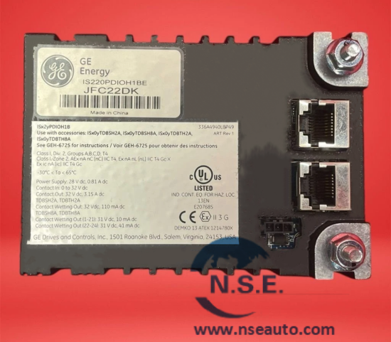 GE Mark VIe Series IS220PDIOH1B Discrete Input/Output Module